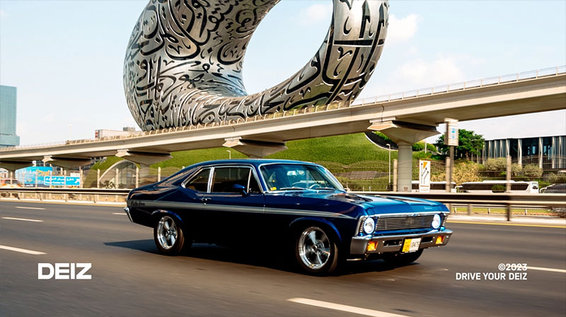 Top-5 locations for a car photo shoot in Dubai