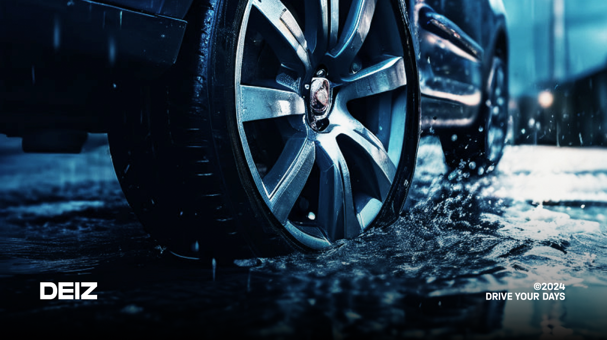 Instruction from DEIZ: what to do if you drive into a puddle